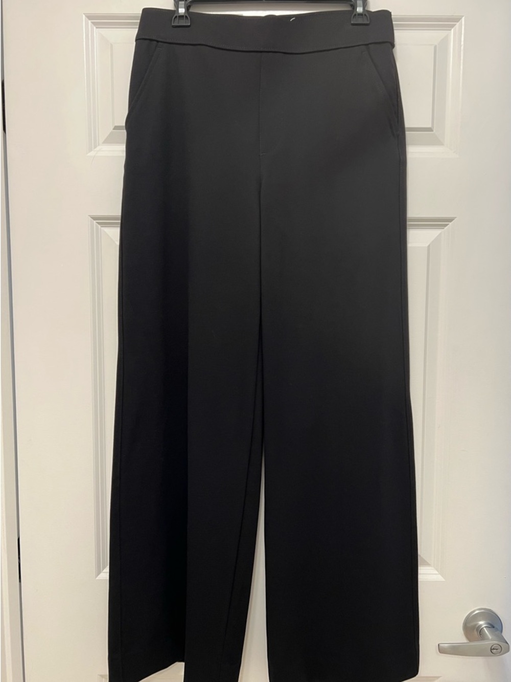 New Gloria Vanderbilt Black Wide-Leg Pull-On Pants